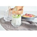 Haonai customized designed diamond bottom glass cup